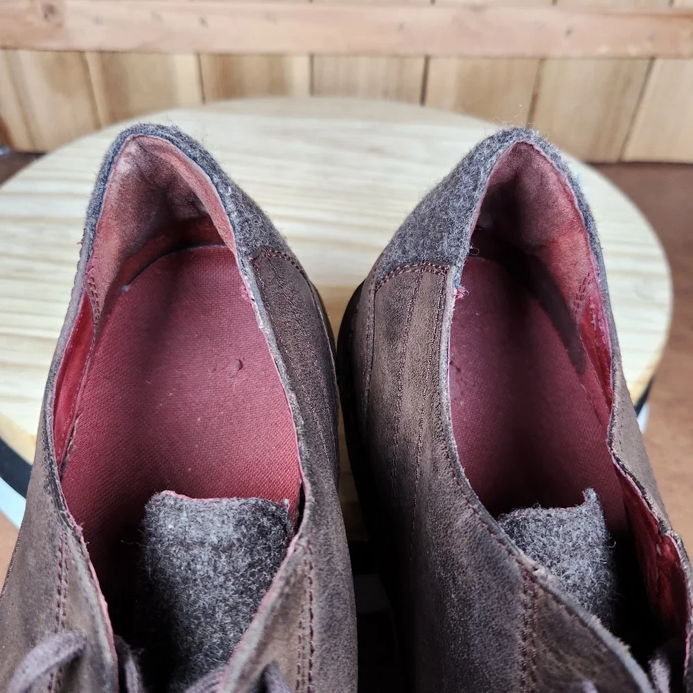 Patagonia Banyan Lace Shoes Mens Size 12 Leather Casual Performance Espresso